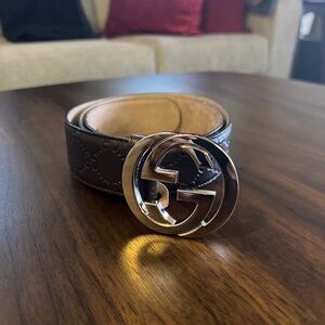 Brown Gucci Belt